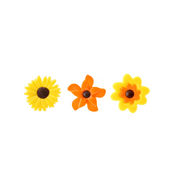 Barbara Decor multicoloured white chocoate flower set - 252 pieces