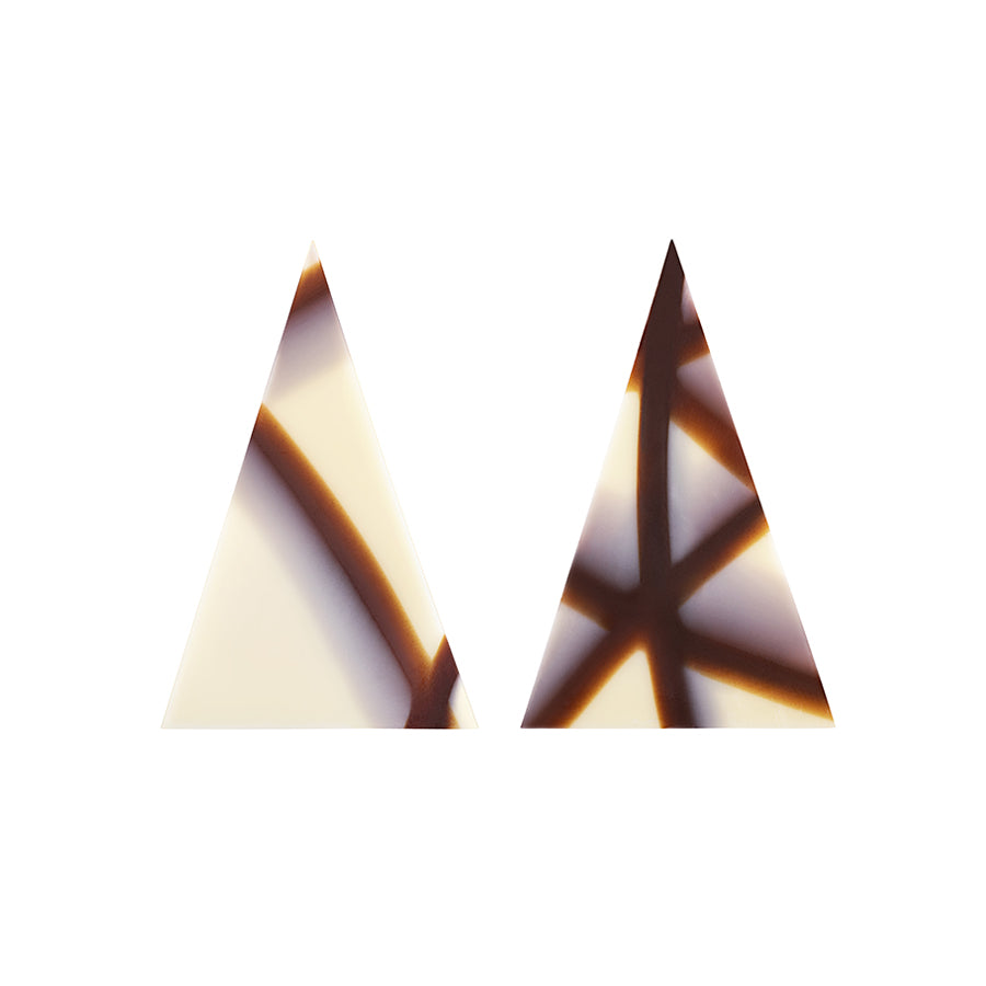 Barbara Decor marble triangle ytz dark and white chocolate ingredient