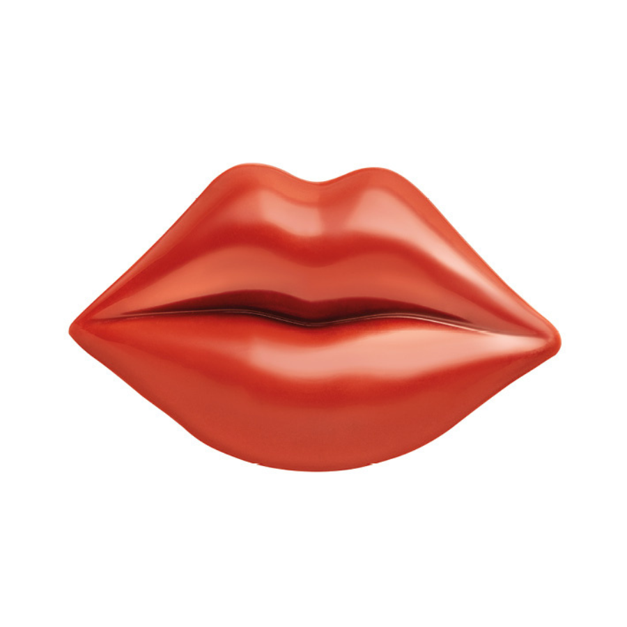Barbara Decor red coloured white chocolate lips - 140 pieces