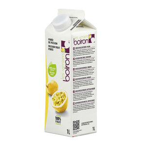 Boiron passionfruit fruit puree 1 litre packaging