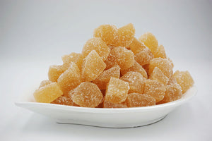 Ginger Dragon crystallised ginger cubes (8-16mm) ingredient