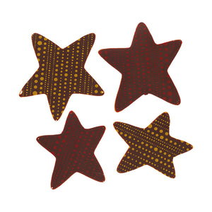 Chocolatree | Dark chocolate Christmas lights stars - 4 designs | 64pcs