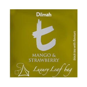 Dilmah t series mango and strawberry luxury teabags 4x50 packaging