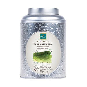 Dilmah | Vivid | Natural pure green tea round tin caddy with luxury leaf tea bags (not individually wrapped) | 20