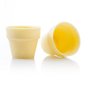Dobla white chocolate large flowerpot - 28 pieces
