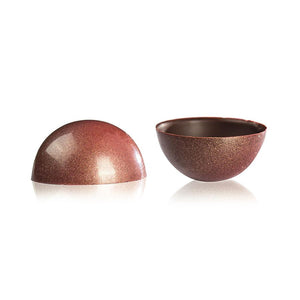 Dobla | Dark chocolate bronze coupole (half sphere) | 144 pieces