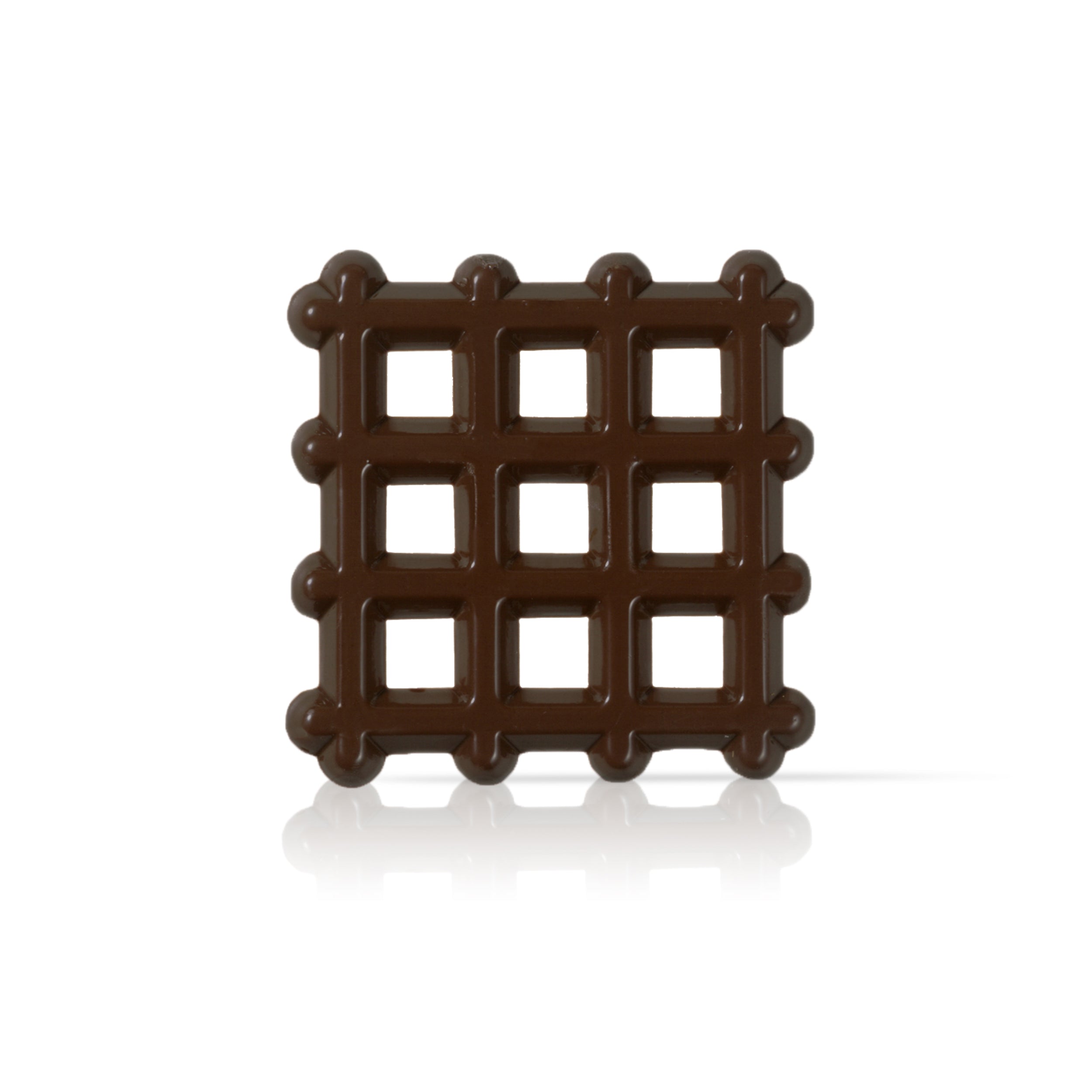 Dobla dark chocolate square grid - 140pcs