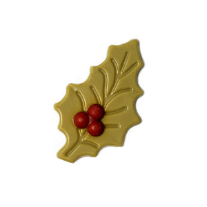 Dobla | Christmas holly leaf green with berry | 182 pieces