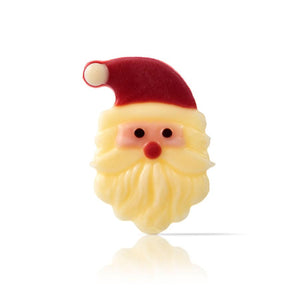 Dobla | Dark and white chocolate Christmas Santa face with coloured effect | 90 pieces