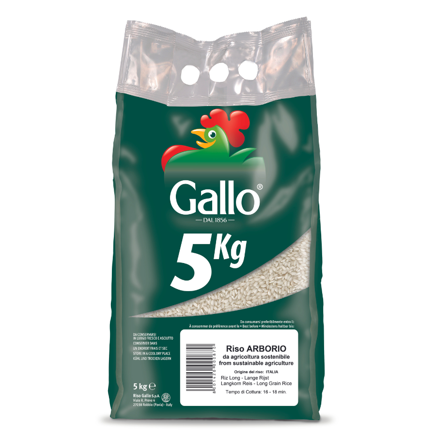 Gallo | Arborio sustainable risotto rice | 5kg
