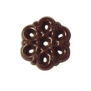 Hillbo dark chocolate arabesco (30x30mm) - 135pcs