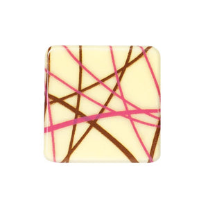 Hillbo | White chocolate cruzado square (29x29mm) | 135 pcs