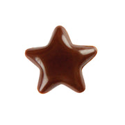 Hillbo dark chocolate mini star (17x17mm) - 480 pieces