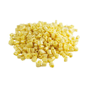 Hillbo | Gold coloured white chocolate rizo curl (7mm) | 500g