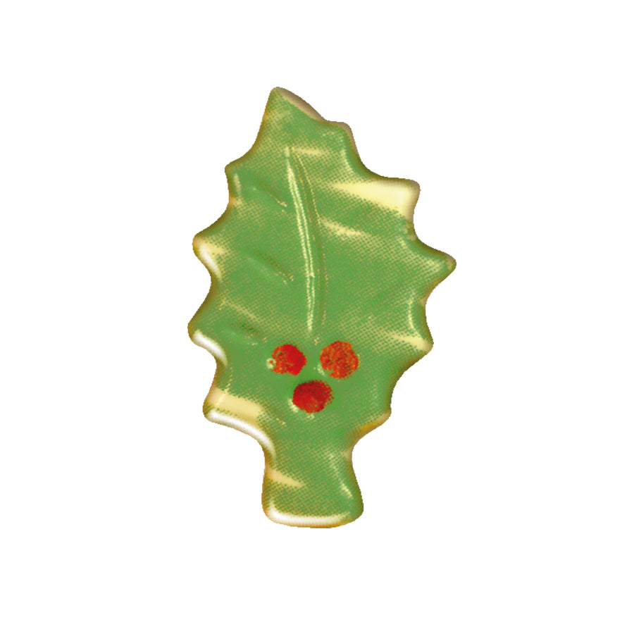 Hillbo white chocolate holly leaf - 90 pieces