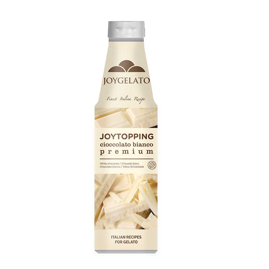 Irca joytopping white chocolate 900g packaging