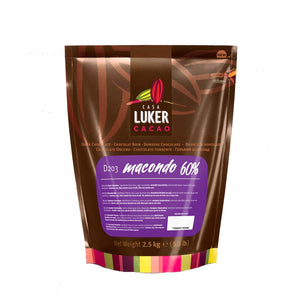Luker Chocolate Macondo dark chocolate (60%) packaging