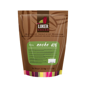 Luker Chocolate Noche milk chocolate (40%) packaging