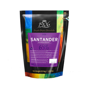 Casaluker Santander dark chocolate (65%) packaging