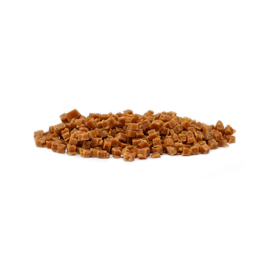 Stockleys bakestable caramel fudge cubes (5mm) - 5kg