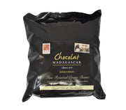 Cocoa beans covered in 70% dark chocolate