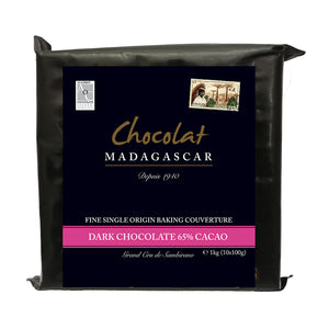 Chocolat Madagascar | Madagascan dark chocolate (65%) bar | 1kg