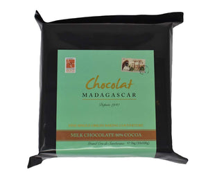 Madagascan milk chocolate (80%) block