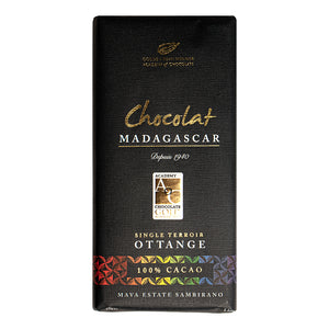 Chocolat Madagascar | Ottange | Madagascan dark chocolate bars (100%) retail bars | 10 x 75g