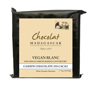 Chocolat madagascar vegan white (35%) bar - 1kg