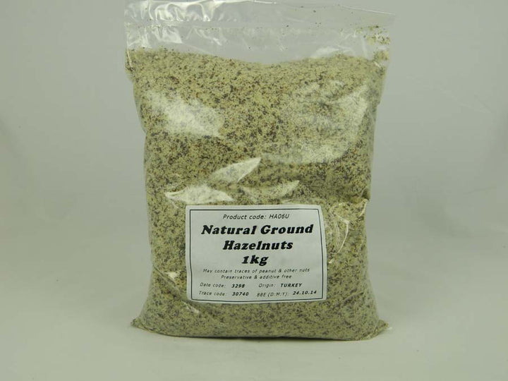 Ground hazelnuts