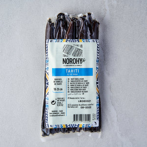 Norohy | Tahitian black vanilla pods (18-20cm) | 125g and 250g