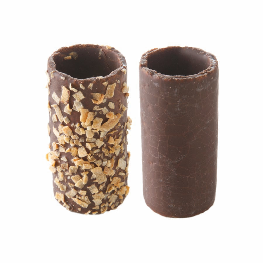 Mini chocolate canneloni