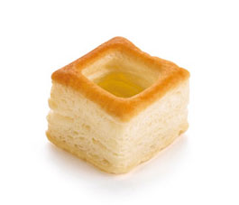 Pidy carres puff pastry canape square ingredient