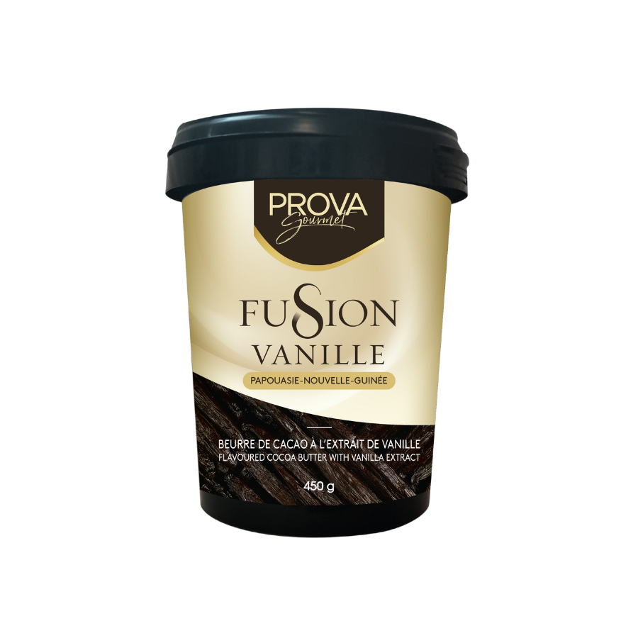 Prova gourmet fusion vanilla flavoured cocoa butter - 450g