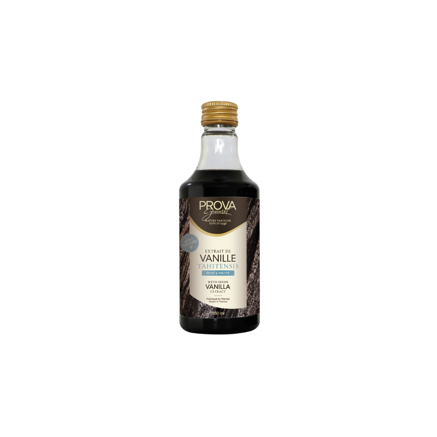 Prova gourmet tahitensis vanilla extract with seeds - 250ml
