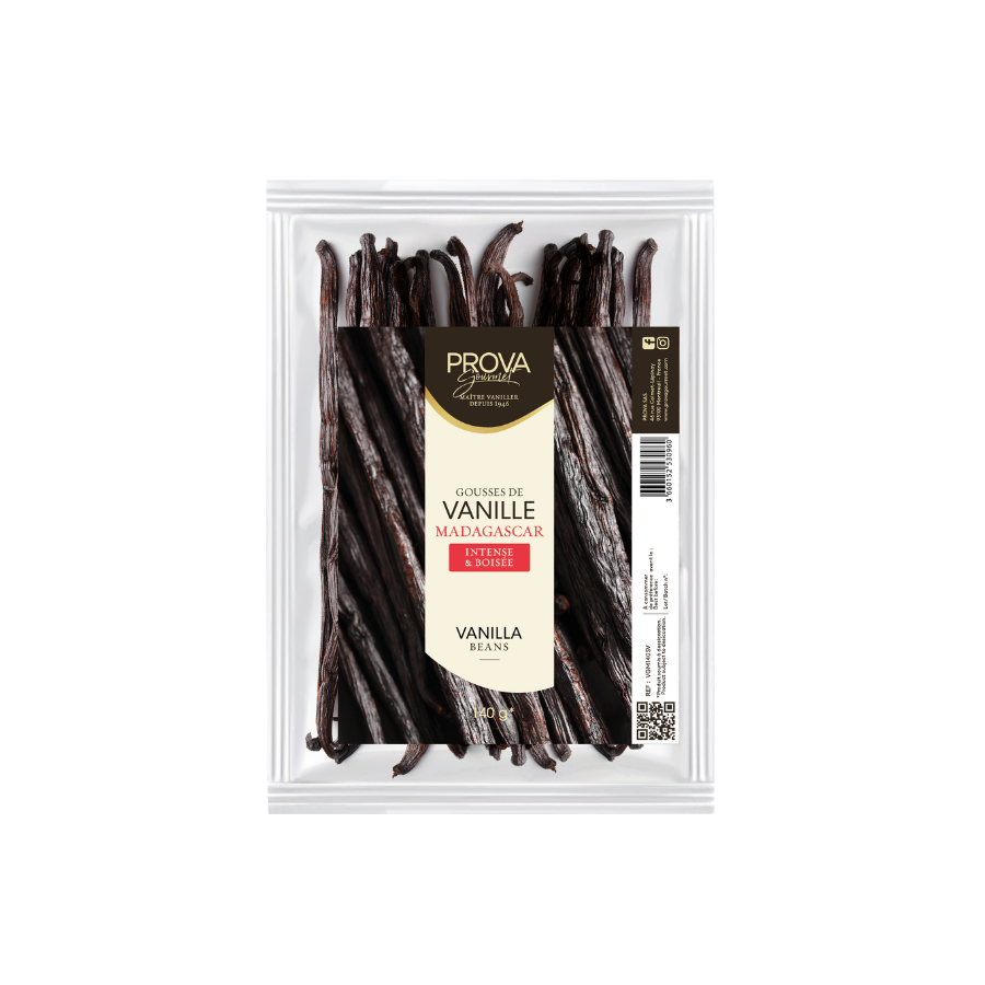 Prova gourmet bourbon madagascan vanilla pods - 140g & 1kg (4x250kg)