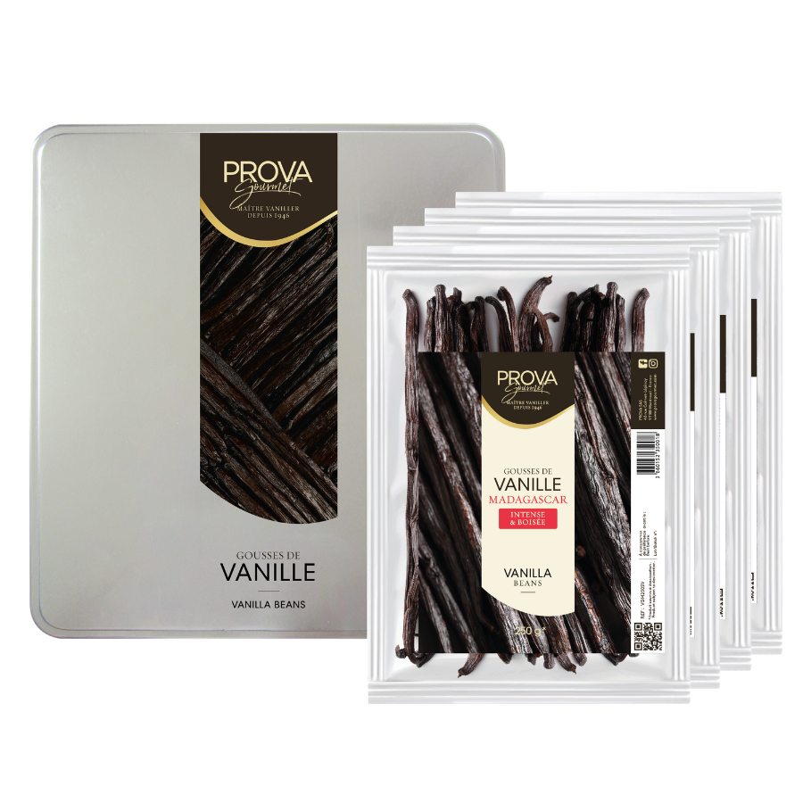 Prova Gourmet | Bourbon Madagascan vanilla pods | 140g & 1kg (4x250kg)