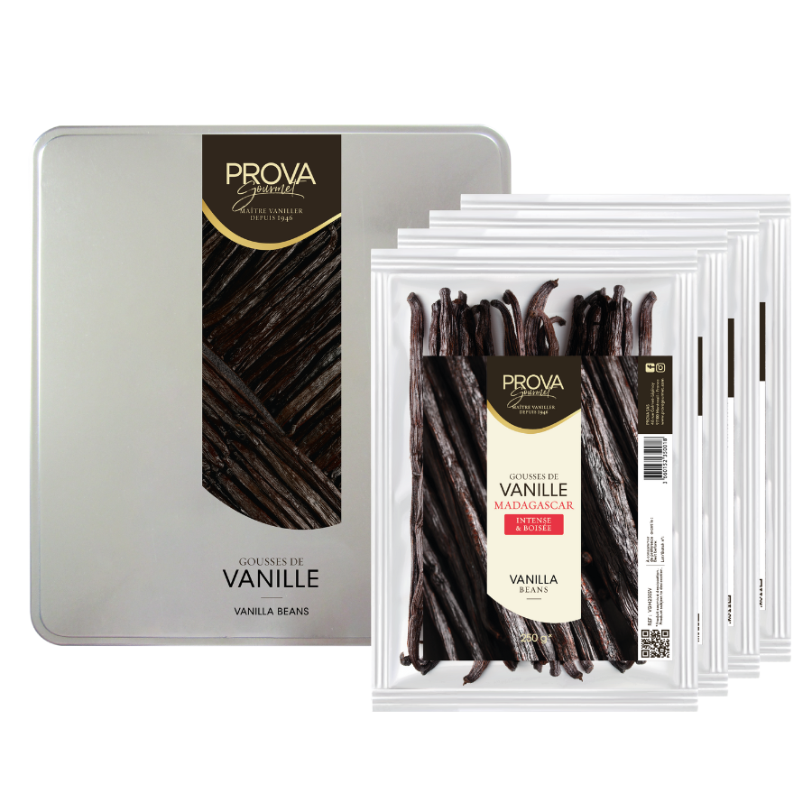 Prova gourmet bourbon madagascan vanilla pods - 140g & 1kg (4x250kg)