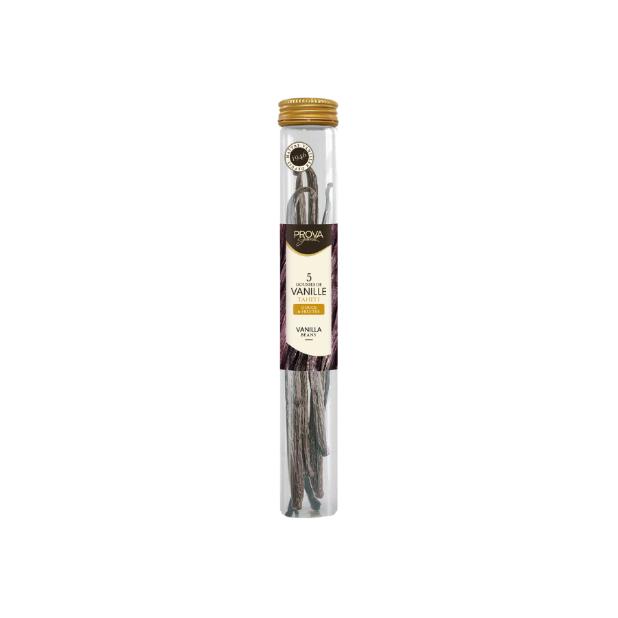 Prova gourmet tahiti vanilla pods retail pack - 5 pods