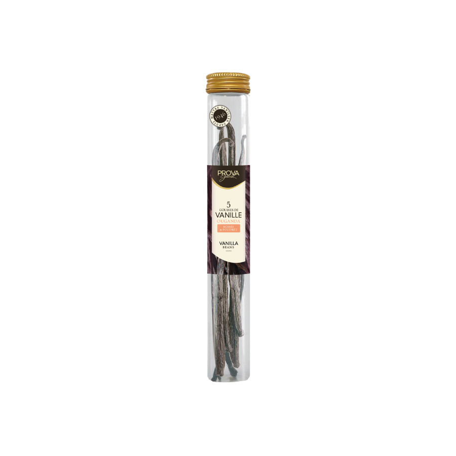 Prova gourmet uganda vanilla pods retail pack - 5 pods