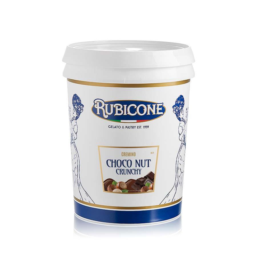 Rubicone cremini choco nut crunchy - milk chocolate fluid cream with hazelnut grains - 5kg