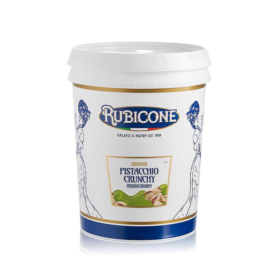 Rubicone cremini pistachio crunchy fluid cream with pistachio pieces - 5kg