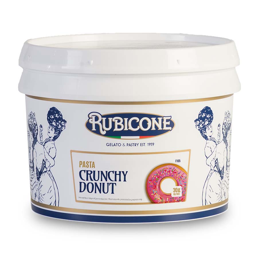 Doughnut flavour paste for ice cream
