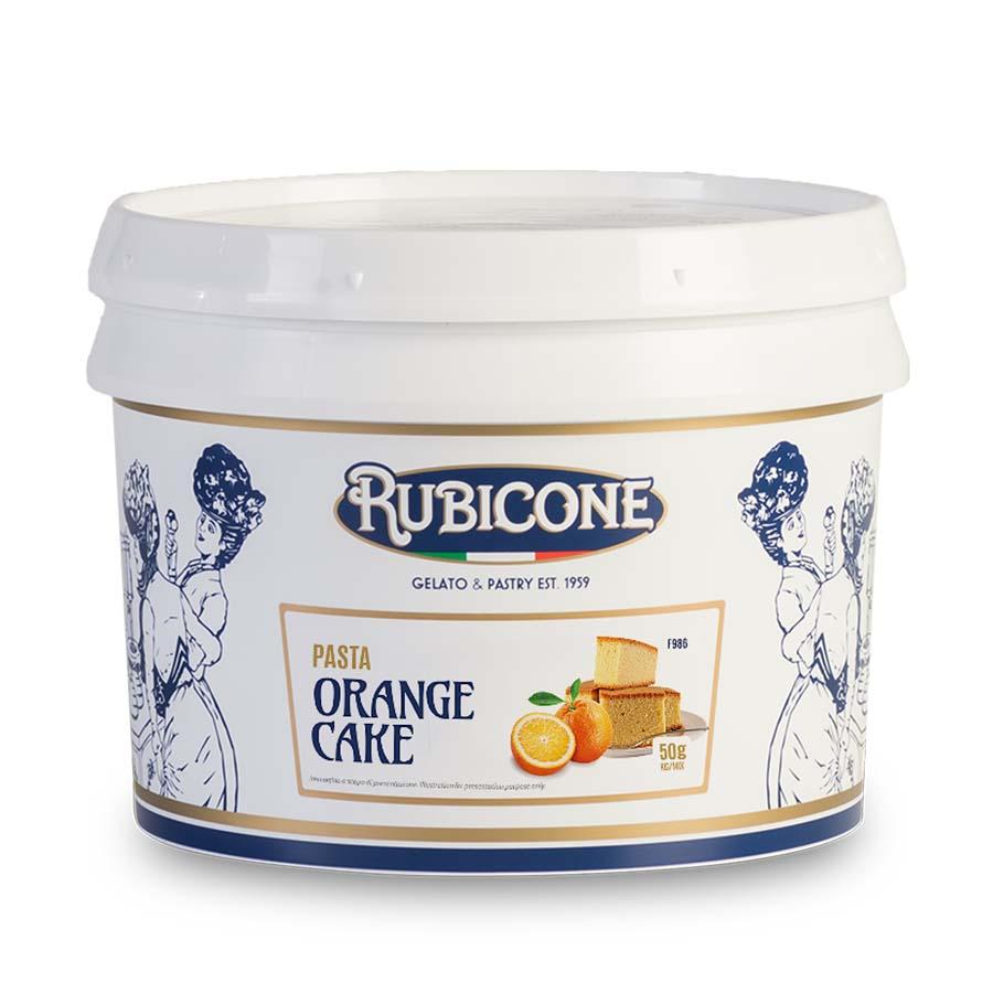 Rubicone orange cake flavour paste - 3kg