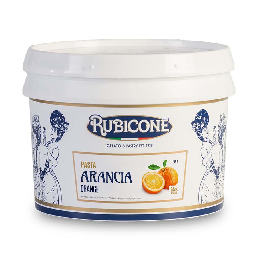 Rubicone orange natural colour flavour paste - 3kg