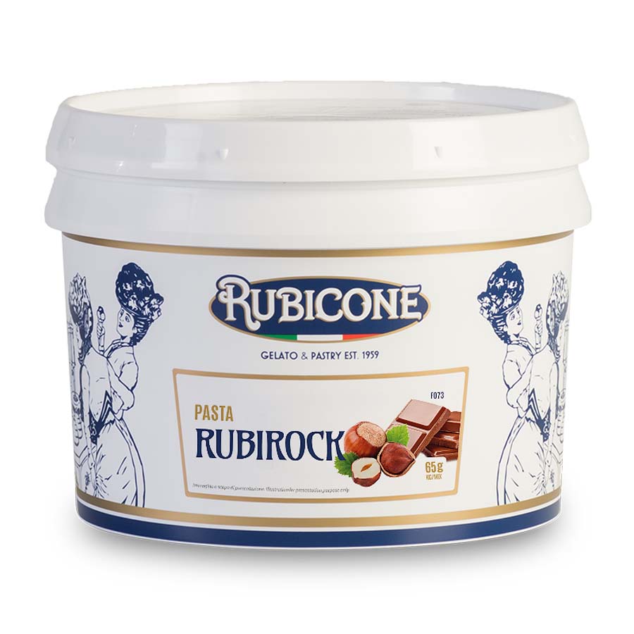 Rubicone | Rubirock | Chocolate and hazelnut flavour paste | 3kg ...