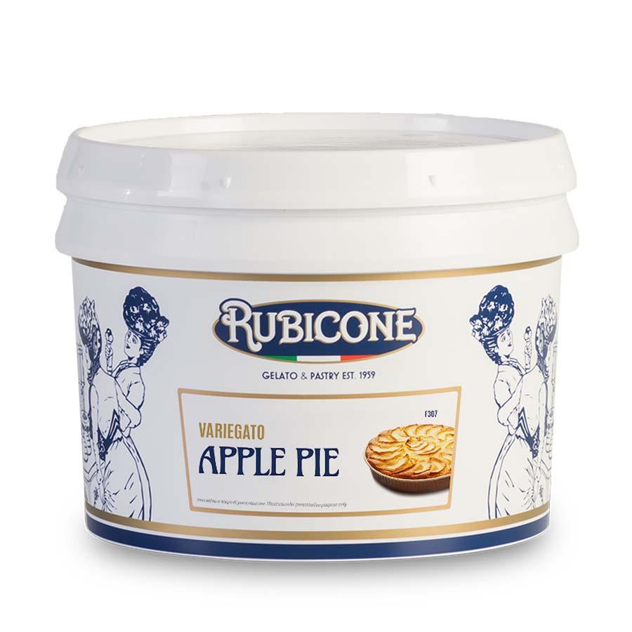 Rubicone apple pie flavour variegato with apple pieces (rippling sauce) - 3kg