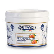 Rubicone peach and orange flavour variegato with peach pieces (rippling sauce) - 3kg