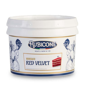 Rubicone | Red velvet flavour variegato with sponge cake grains (rippling sauce) | 3kg