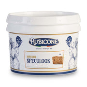 Rippling sauce (variegato) with biscuit grains